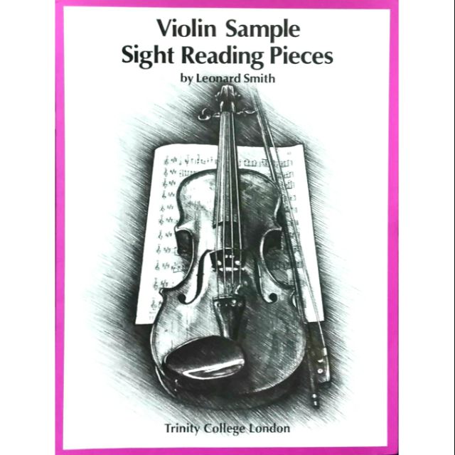 Trinity Violin Sample Sight Reading Grades Initial 8 Free Shipping