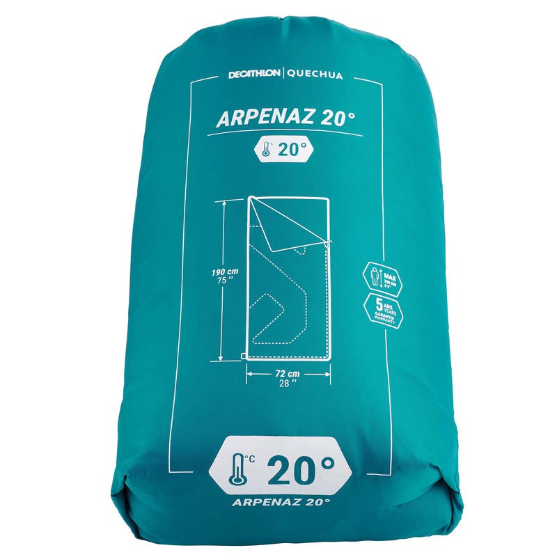 Arpenaz 20 sleeping bag hotsell