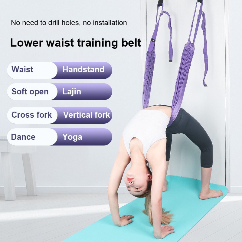 【Ready Stock】Adjustable Aerial Yoga Rope Dance extensions The comfort ...