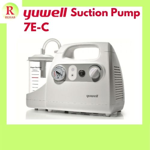 YUWELL Portable Suction Pump 7E-C Portable Phlegm Suction Unit | Shopee ...