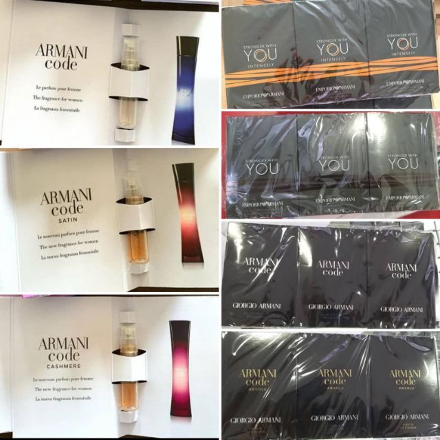 Vial Sample Perfume EMPORIO ARMANI GIORGIO ARMANI Ready Stock