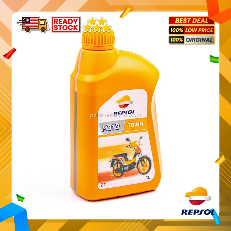 MINYAK 2T REPSOL TOWN 2T (PERFUMED) 1L BAPAK MARQUEZ PAKAI | Shopee ...