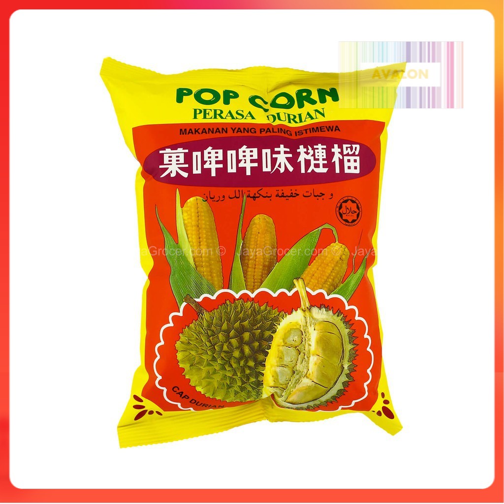 Malaysian Childhood Snack Pop Corn Perasa Durian 70gm 马来西亚儿童零食爆米花Perasa ...