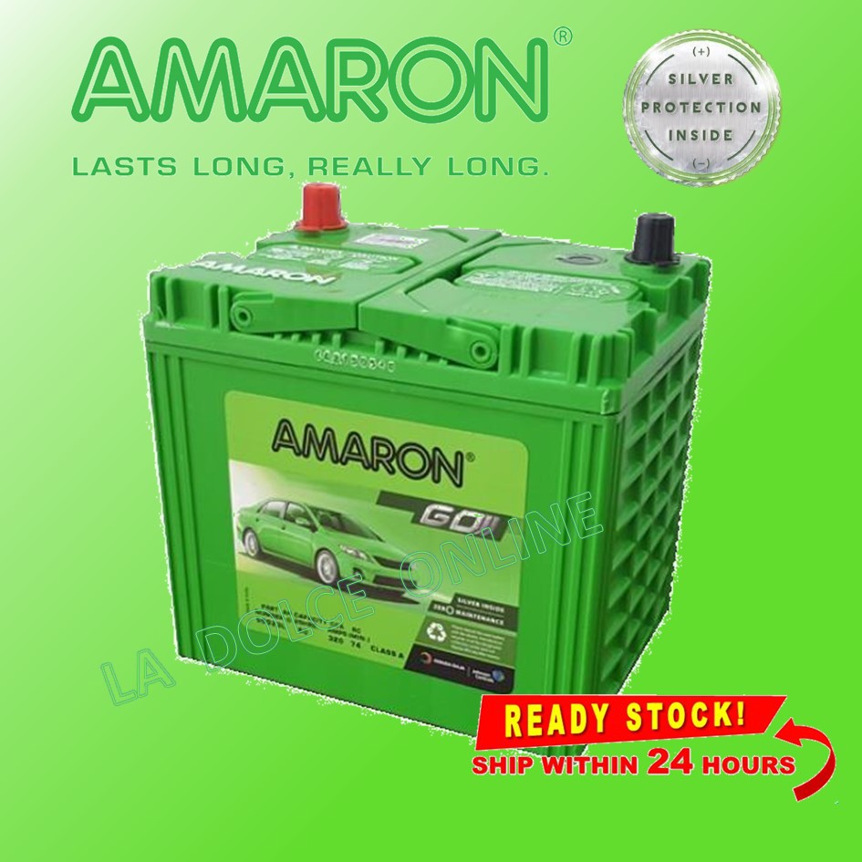 AMARON GO NS40ZL/38B20L Car Battery - PERODUA Myvi, Alza, Bezza, Axia ...