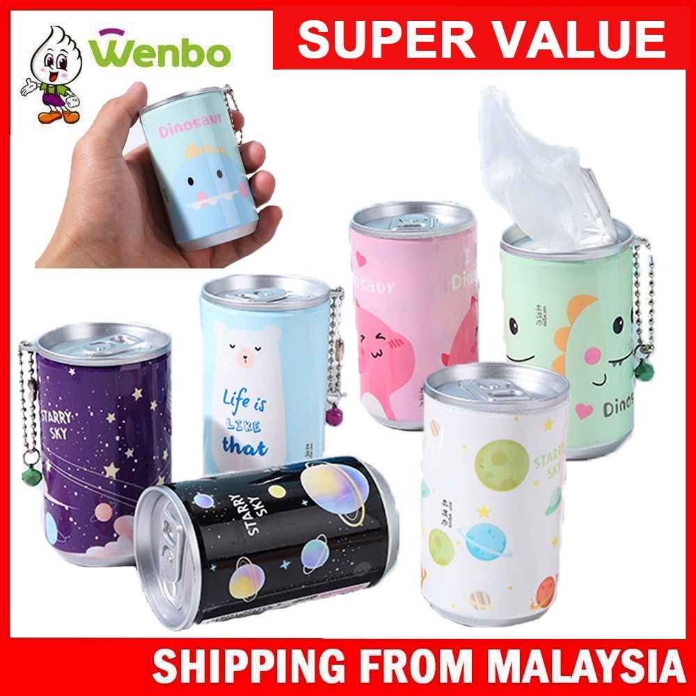 Wenbo Cleaning Wipes Wet Paper Towel Cartoon Cute Bottle/Tin Tissue