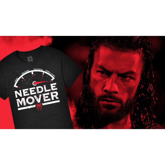 Wwe Roman Reigns Needle Mover Tees Shopee Malaysia 