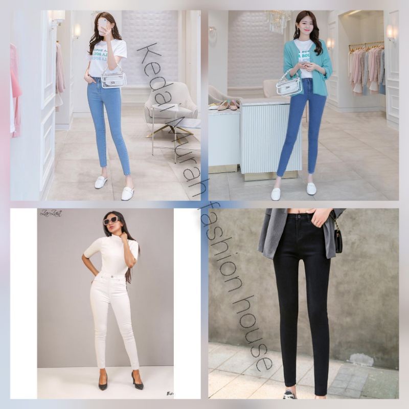 Women's High Waist Denim Jeans 🔥 Stretchable Long Skinny Pants