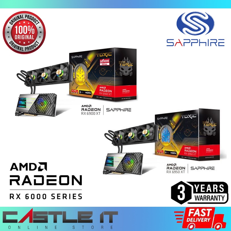 Sapphire TOXIC Radeon RX 6950 XT Limited Edition AMD Radeon RX 6950XT 16 Go  GDDR6