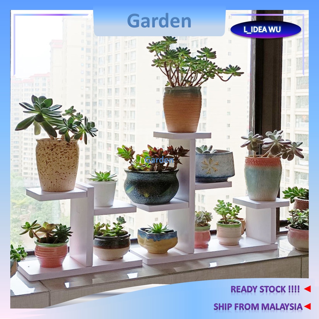 Waterproof Succulent Plant Rack Castus Pot Rak Bunga Berkingkag Rak ...