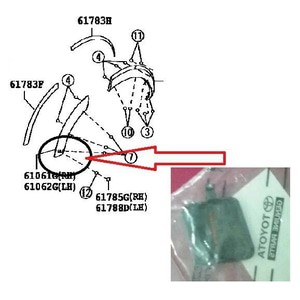 Toyota rush rear molding small cover | Shopee Malaysia