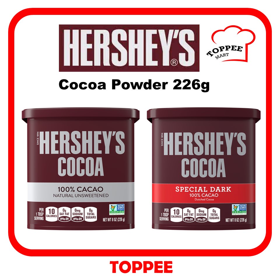 [CLEARANCE -EXPIRY DATE] HERSHEY'S 100% Cacao NATURAL UNSWEETENED COCOA ...