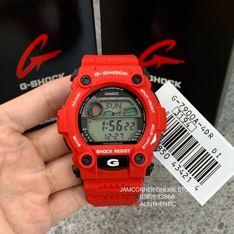 Harga jam g shock mat online motor