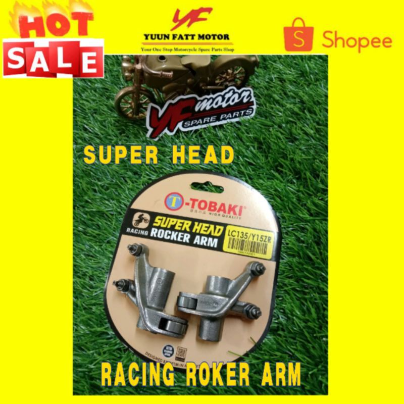 TOBAKI SUPER HEAD ROCKER ARM LC135/Y15ZR & EX5/DREAM RACING ROKER ARM