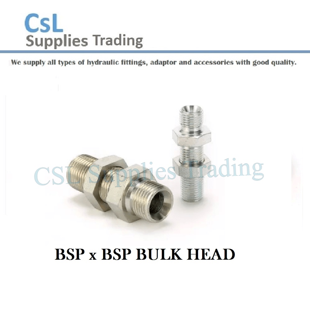 BHB BSP BULK HEAD HYDRAULIC ADAPTER | Shopee Malaysia