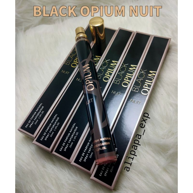 PERFUME TUBE POCKET SIZE 35ML BLACK OPIUM NUIT Shopee Malaysia