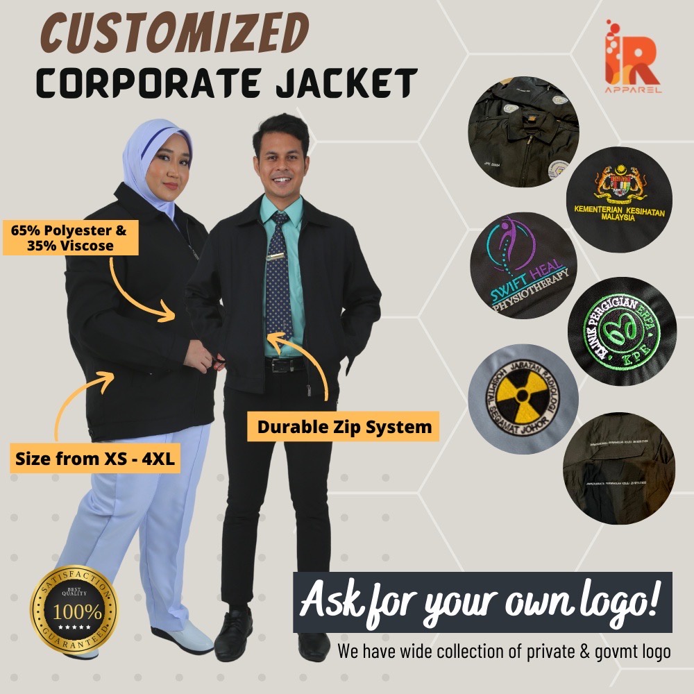 Unisex Executive Corporate Jacket by IR Apparel Shopee Malaysia