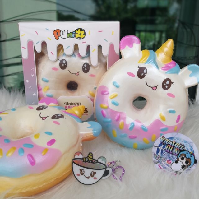 Unicorn donut sale squishy puni maru