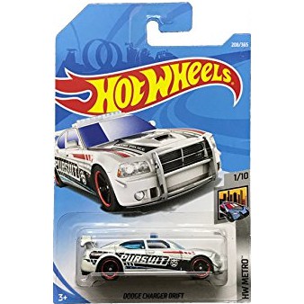 Hot Wheels Dodge Charger Drift 2018 (Pursuit) | Shopee Malaysia