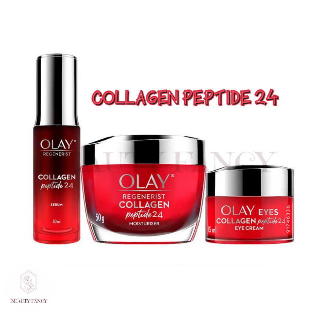 Olay Regenerist Collagen Peptide 24 Serum 30ml/Moisturizer SPF30 50g ...