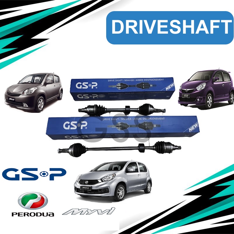 [DA8935/DA8934] GSP PERODUA MYVI 1.0 1.3 (2005Y2011Y) LAGI BEST 1.