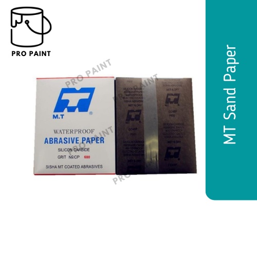 MT Sandpaper / Waterproof Abrasive Sand Paper Silicone Carbide For Wood Wall Steel / Kertas
