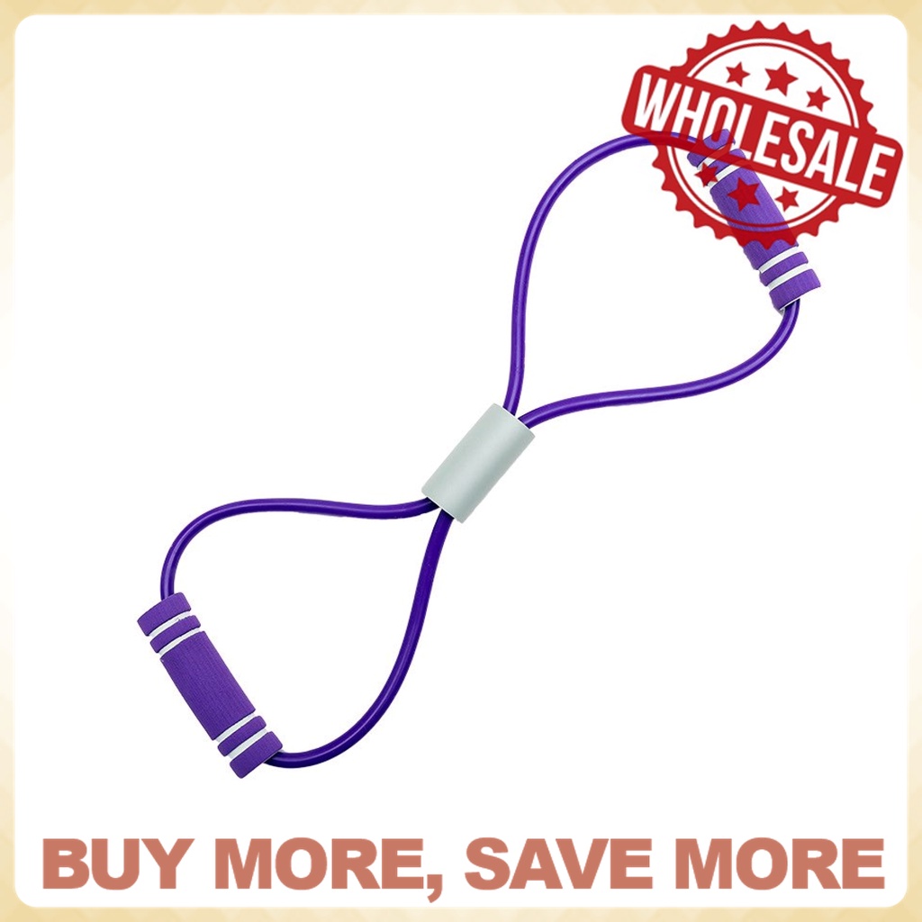 [ReadyStock] Yoga Training Pulling Rope Yoga Elastic 8 Shape Rope Band ...