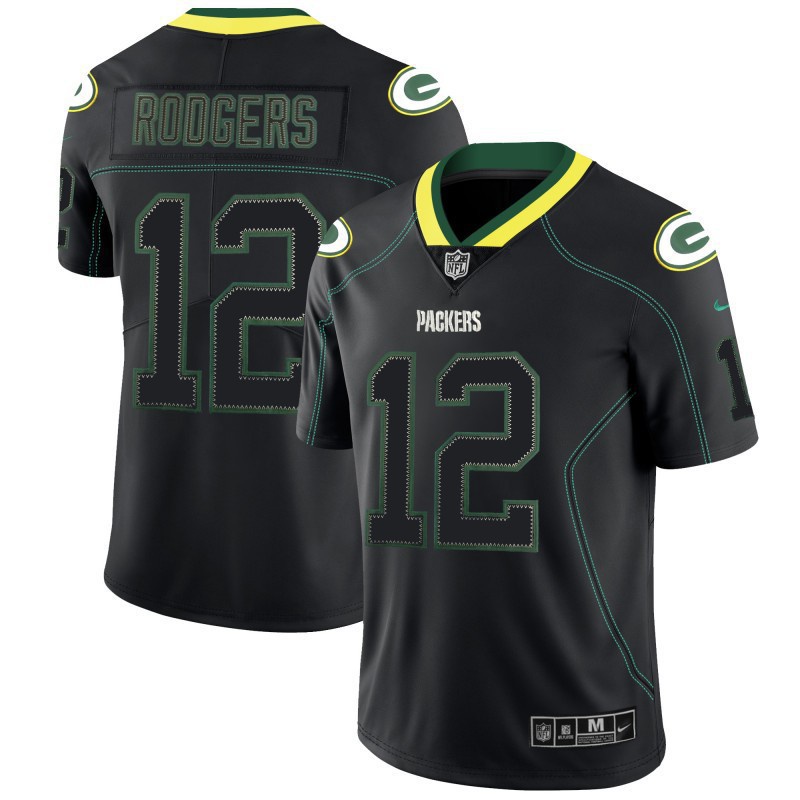 Black green store bay packers jersey