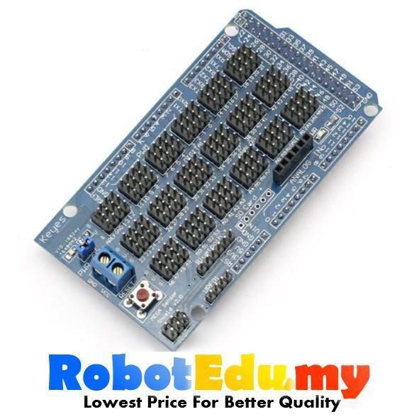 MEGA 2560 Sensor Shield V1.0 I/O Pin Header Sensor Servo Expansion Board Base for Arduino