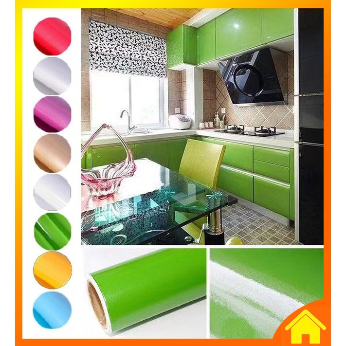 [OneHome] DIY Cabinet Wallpaper Furniture Film Kitchen Sticker ...