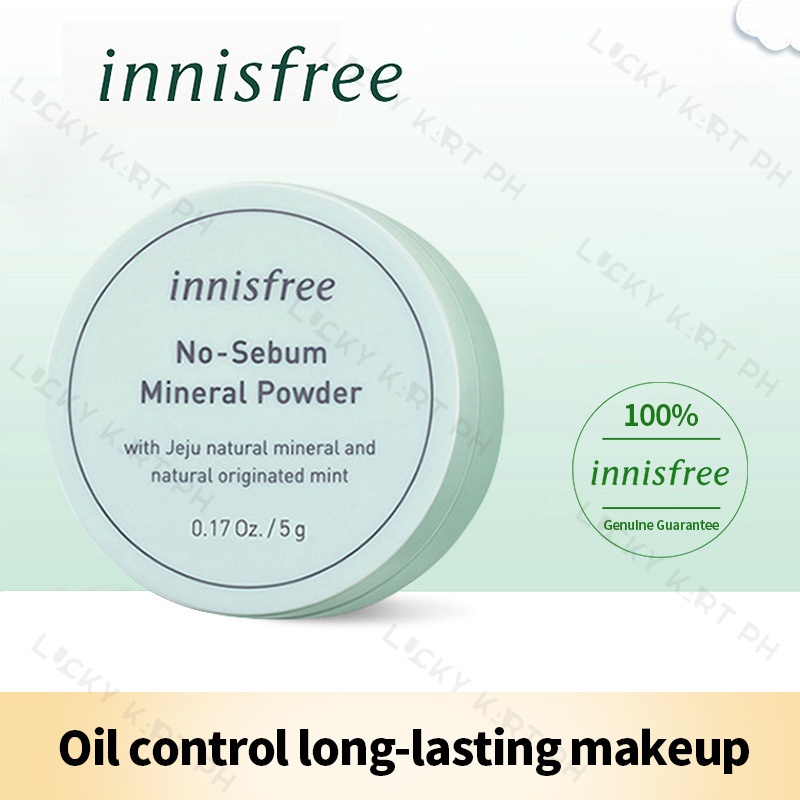 Innisfree No Sebum Mineral Powder/ Moisture Powder (5g) | Shopee Malaysia