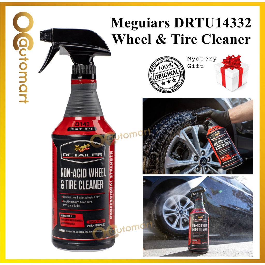 Meguiar's Non-Acid Wheel & Tyre Cleaner 946ml - DRTU14332 - Meguiars