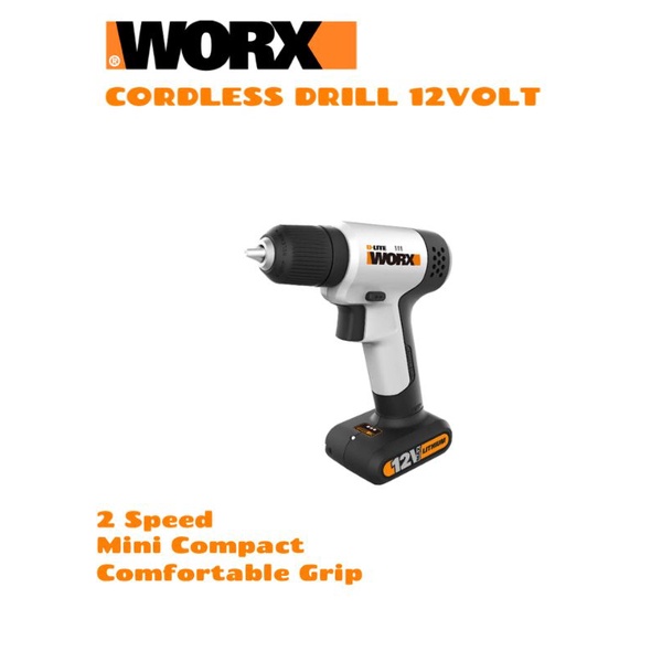 Worx Cordless Drill 12V D LITE Shopee Malaysia