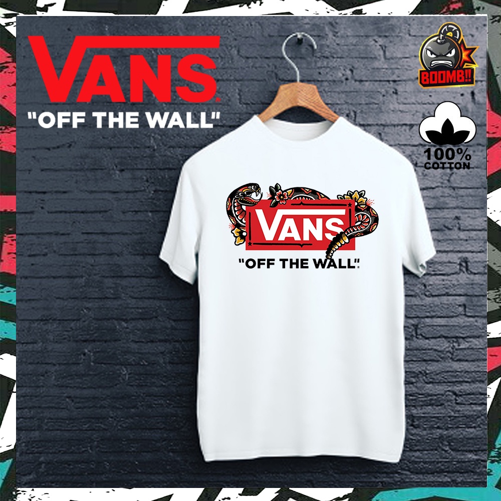 Kemeja vans outlet off the wall