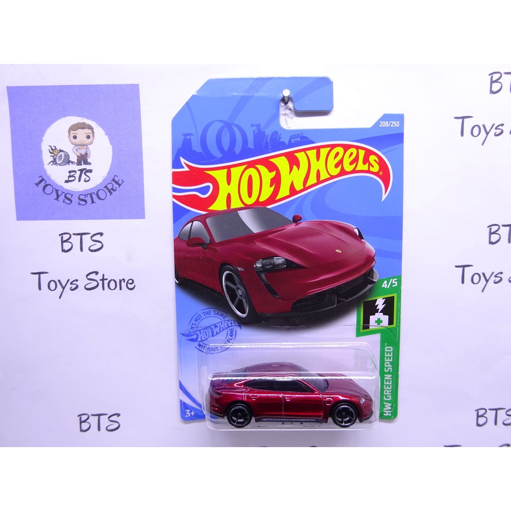 Hot Wheels Porsche Taycan Turbo S Red Shopee Malaysia