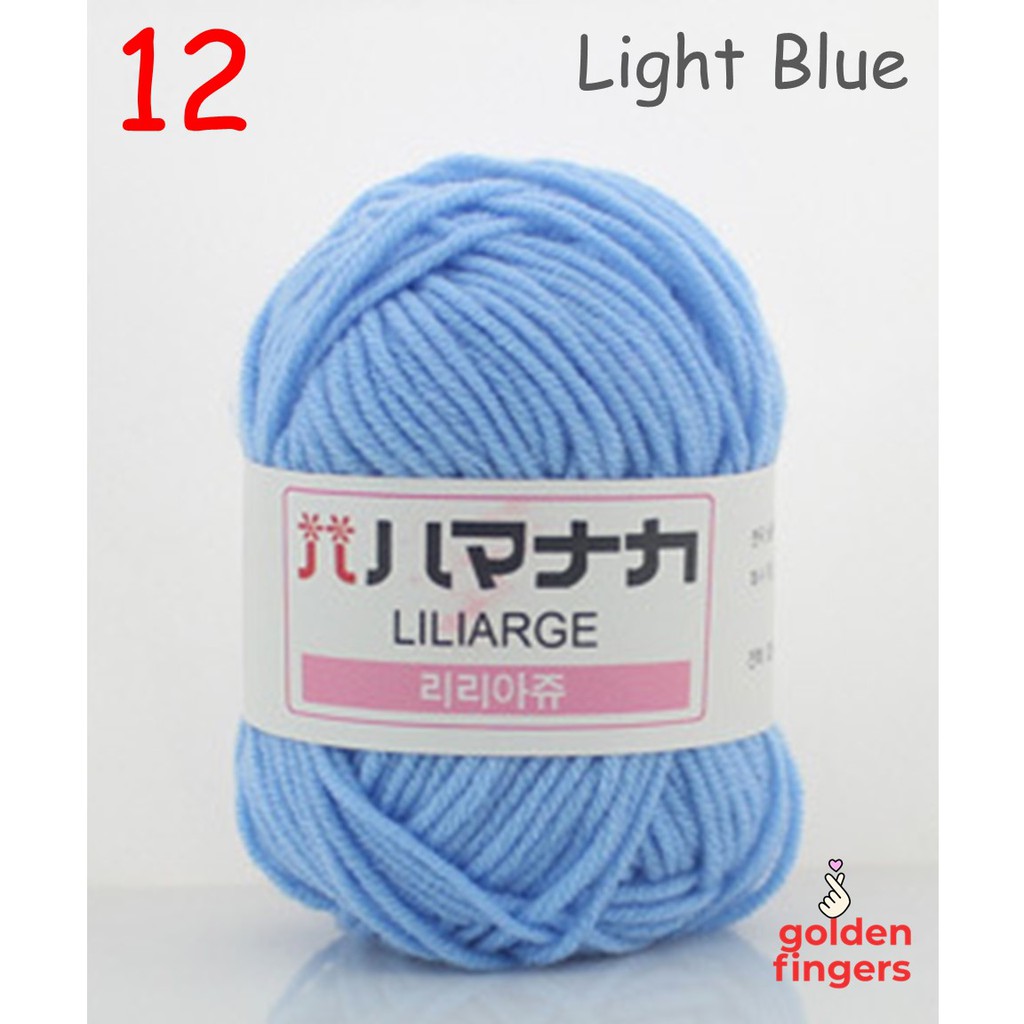 (Wholesale) LILIARGE 25grams 4plys Milk Yarn / soft Yarn / Baby Yarn