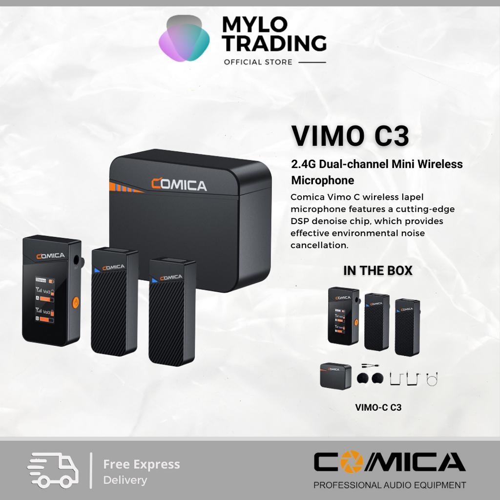 COMICA Vimo C2 ワイヤレスマイク ブラック 日本公式語マニュアルあり