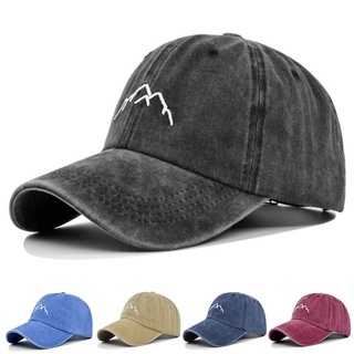 Mountain Outdoors Baseball Hat Embroidered Hat Men and Women