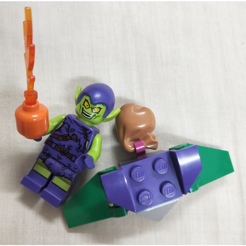 Lego Marvel Spiderman / 76133 / Green Goblin Minifigure | Shopee Malaysia