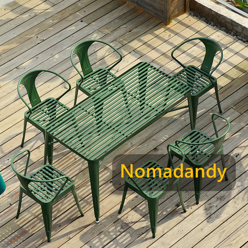 Villa Garden Outdoor Desk and Chair Combination Leisure Openair