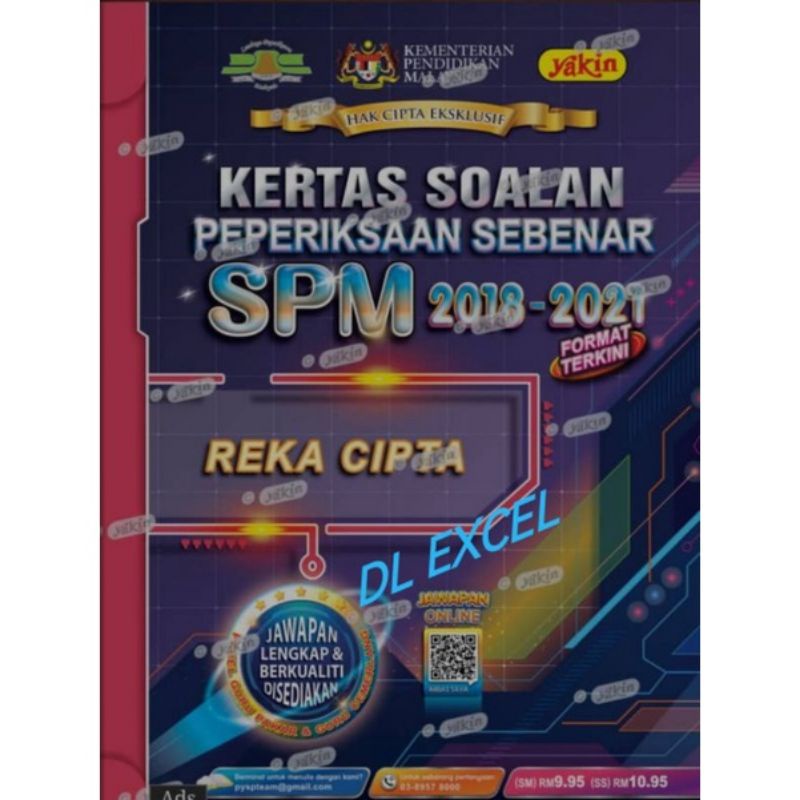 KERTAS SOALAN PEPERIKSAAN SEBENAR SPM 2021 REKA CIPTA | Shopee Malaysia