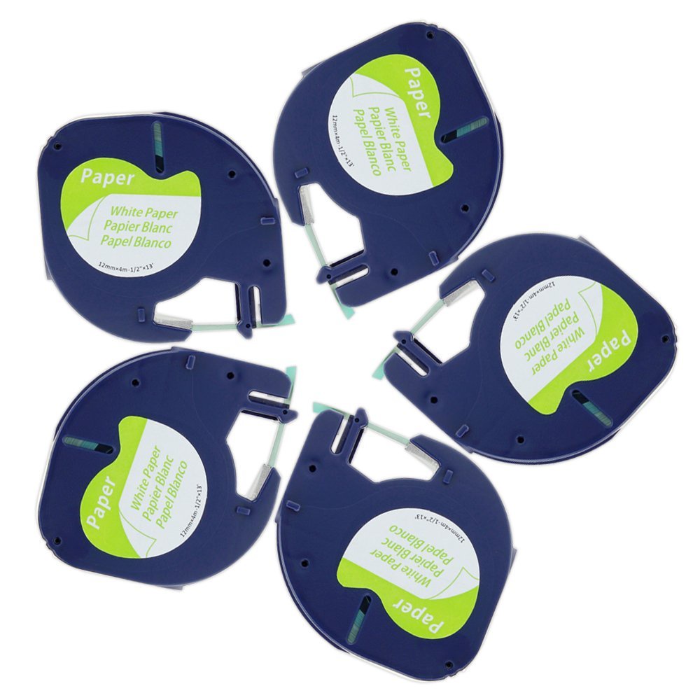 Compatible DYMO LetraTag Refills 91200 91330 10697 Paper LT Label Tape 