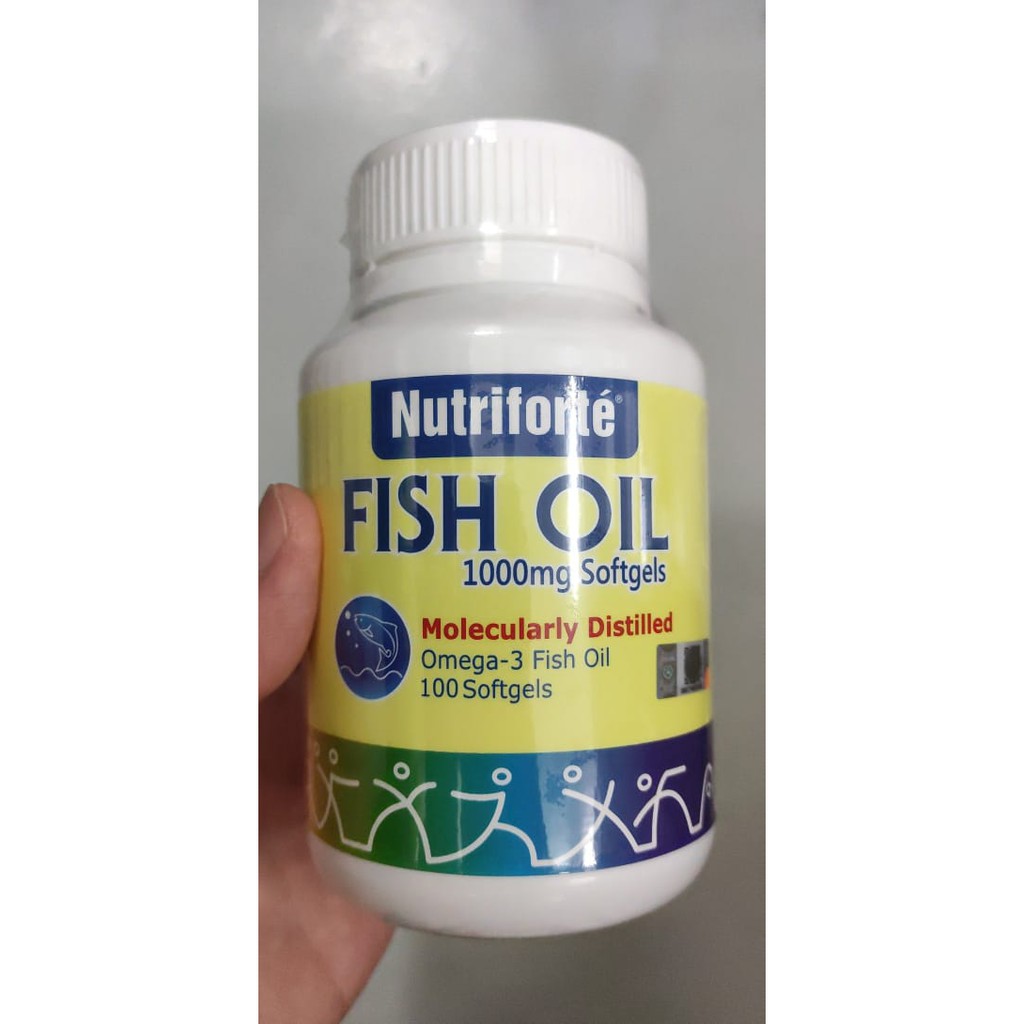 Nutriforte Fish Oil 1000mg 100's (exp: 8/2025) | Shopee Malaysia