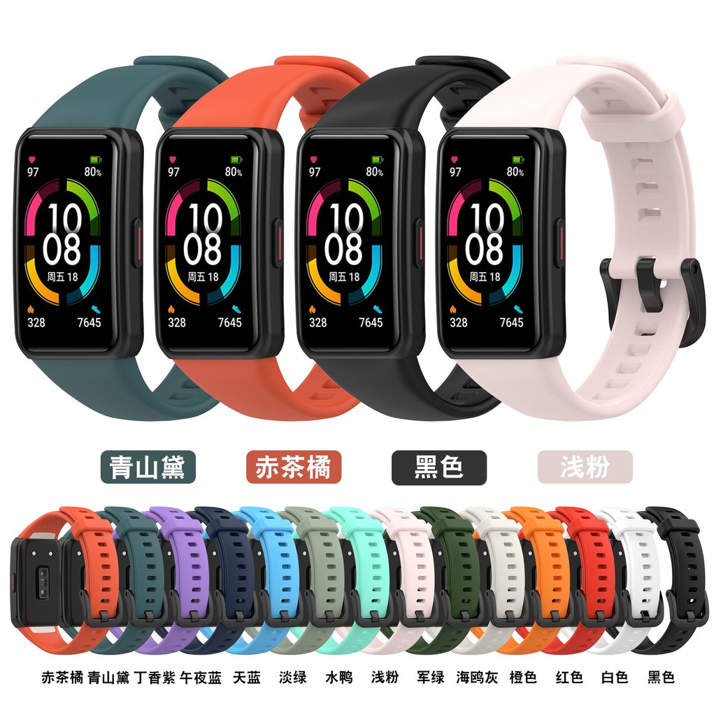 Silicone Strap for Huawei Band 7 Strap Accessories Smart
