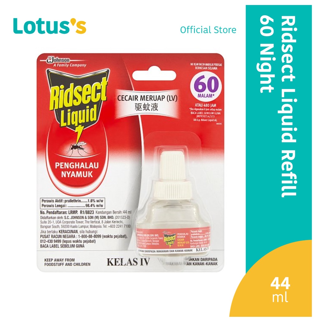 Ridsect Liquid Refill 60 Night (44ml) | Shopee Malaysia