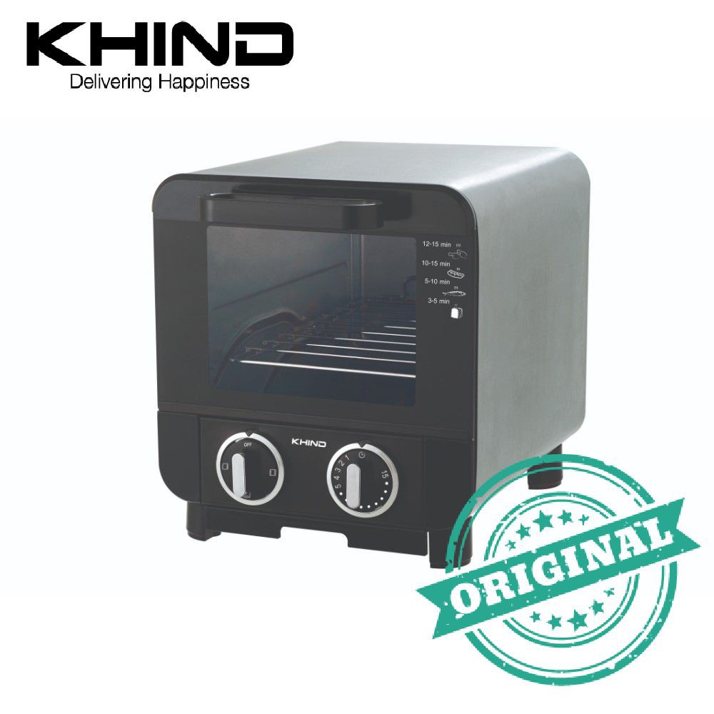 Khind OT08SS Mini Bread Toaster Oven Shopee Malaysia