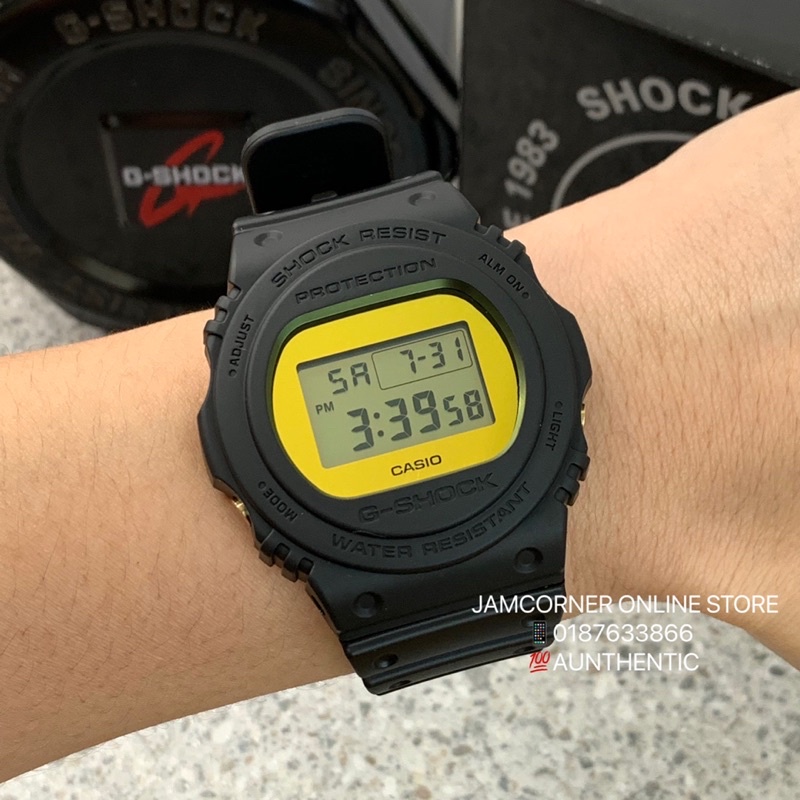 100 Original CASIO G SHOCK DW 5700BBMB 1 Metallic Mirror Face