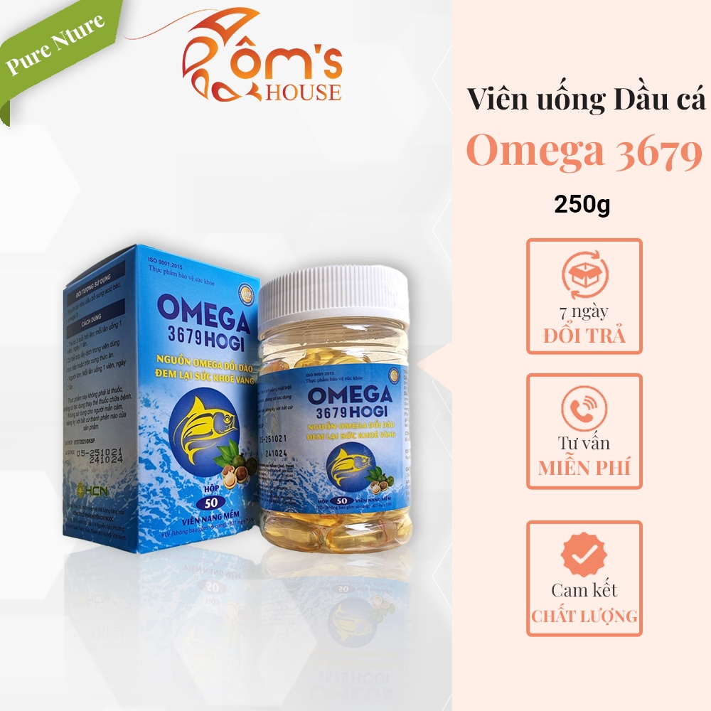 Omega 3679 Hogi Fish Oil Oral Tablet Is Good For The Skin, Heart, Brain, Reduces The Aging