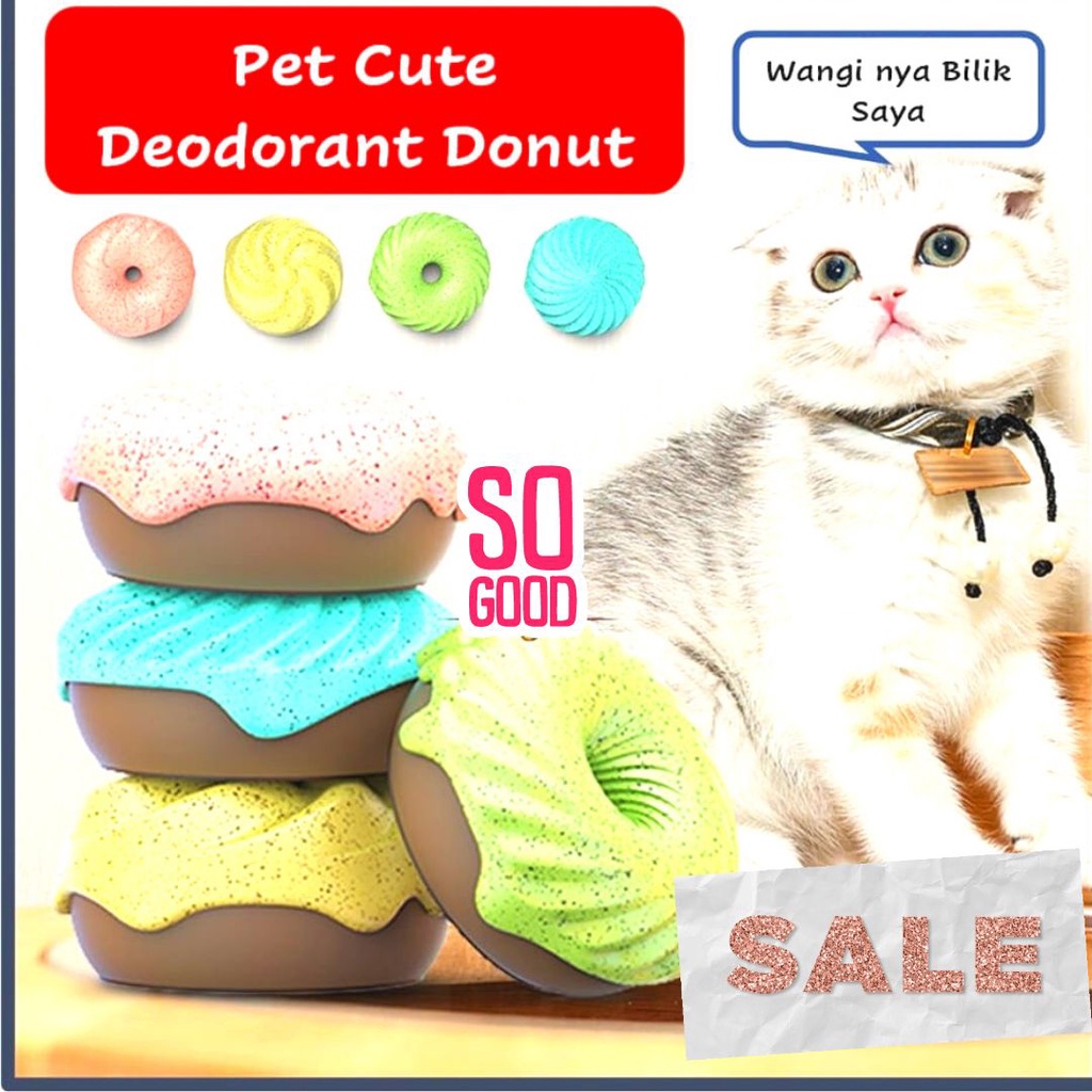 Deodorant Cute Donut Indoor Air Freshener Solid Fragrance Toilet Pets ...