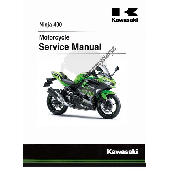 Kawasaki Ninja 400 / Z400 2019 - 2023 Workshop Repair Service Manual | Shopee Malaysia
