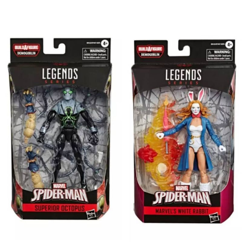 Marvel Legends Spiderman Superior Octopus and Marvel's White Rabbit ...